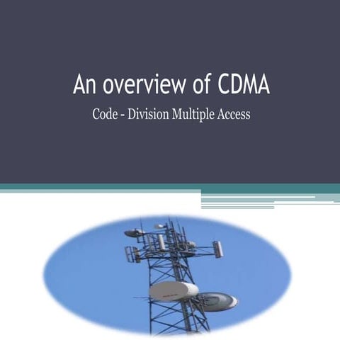 An overwiew of cdma