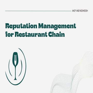 Effective Reputation Management Strategies for Restaurant Chains to ...