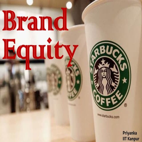 What is brand equity ?