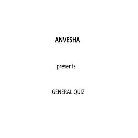 IISER-Tvm Cultural fest Quiz Finals 2011
