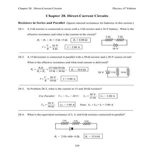 PROBLEMAS RESUELTOS (45) DEL CAPÍTULO II DE LABORATORIO DE FÍSICA II - TIPPENS