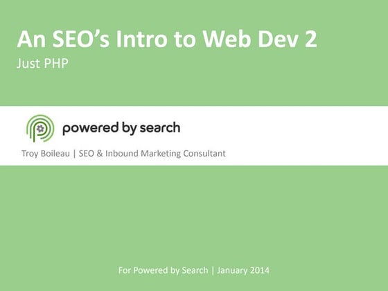 An SEO’s Intro to Web Dev PHP