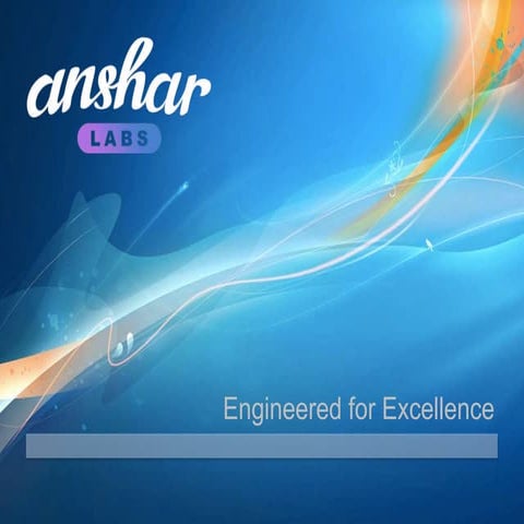 Anshar Labs Mobile Development Sales Presentation