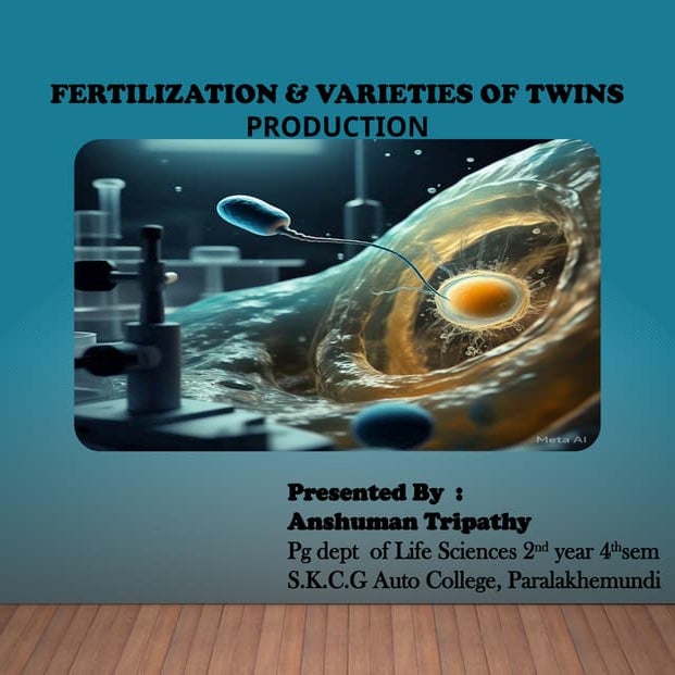 Anshuman Tripathy fertilization and varieties of twins production.pptx