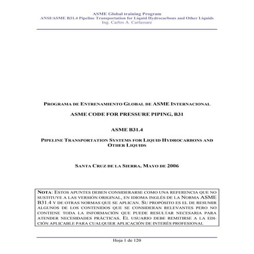 Ansi asme b31.4 pipeline transportation for liquid hydrocarbons and other liq...