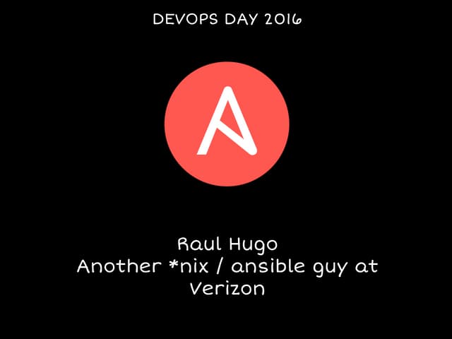 Ansible DevOps Day Peru 2016