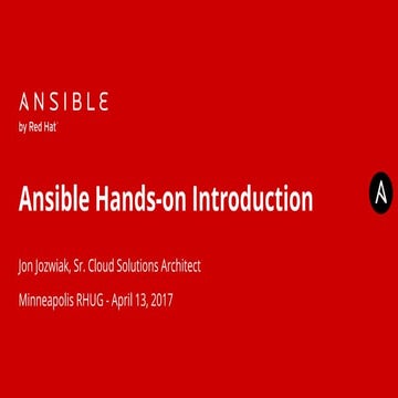 Ansible hands-on-introduction