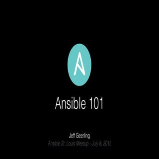 Ansible 101 - Presentation at Ansib...