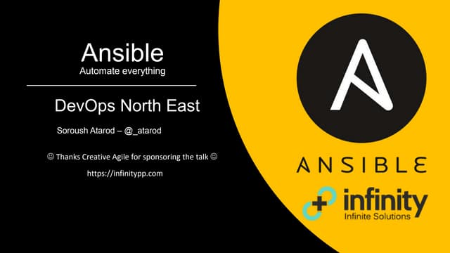 Ansible Devops North East - slides 