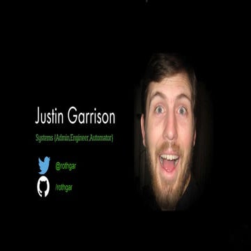 Ansible lightning talk at Scale 12