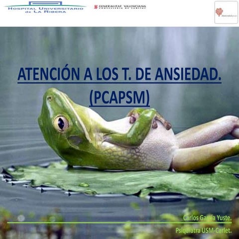 Manejo de los Trastornos de Ansiedad (por Carlos García)