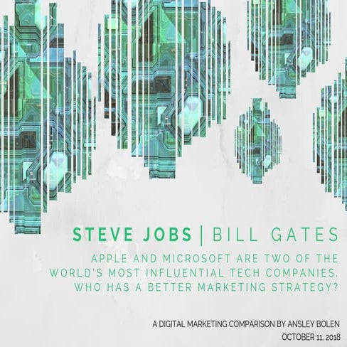 Ansley Bolen_Steve Jobs v. Bill Gates