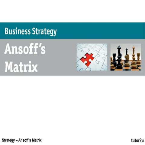 ansoff-matrix-presentation.for master of management studies ppt