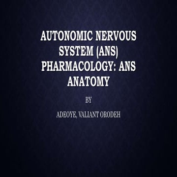 ANS PHARMACOLOGY BPH  2023.pptx