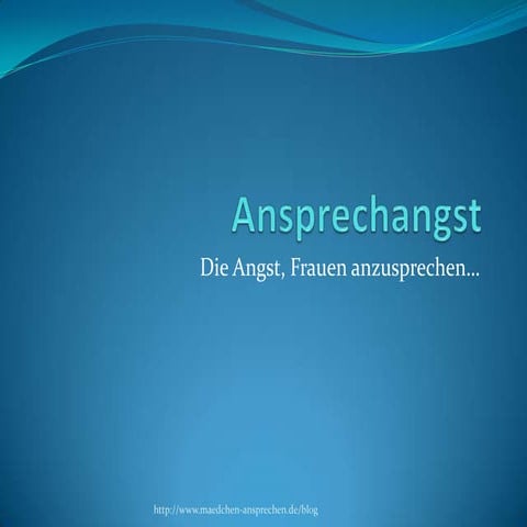 Ansprechangst
