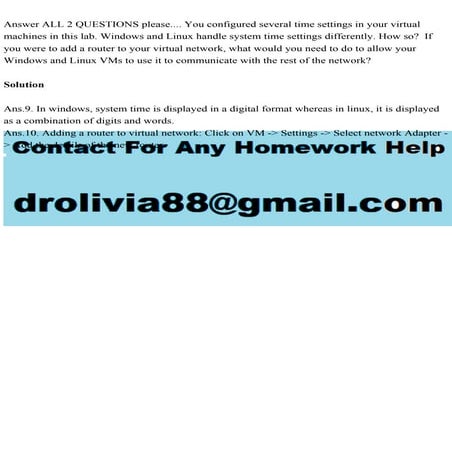 Answer ALL 2 QUESTIONS please.... You configured several time settin.pdf