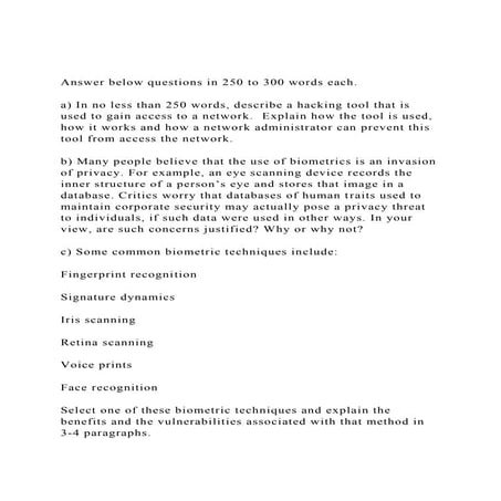 Answer below questions in 250 to 300 words each.a) In no les.docx
