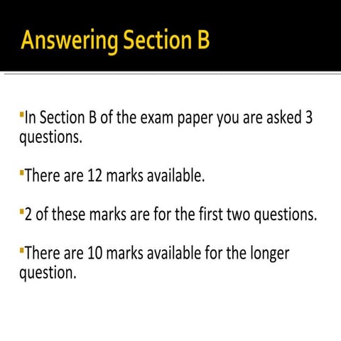 Answering section b ppt