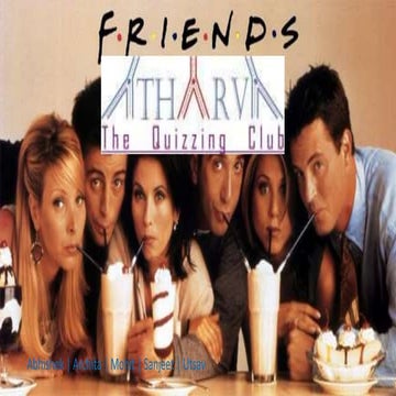 FRIENDS Quiz With Answers