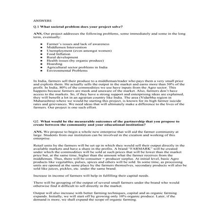 FarMark: Answers.Doc