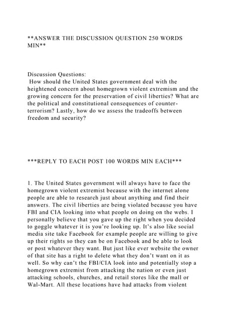 ANSWER THE DISCUSSION QUESTION 250 WORDS MINDiscussion Q.docx