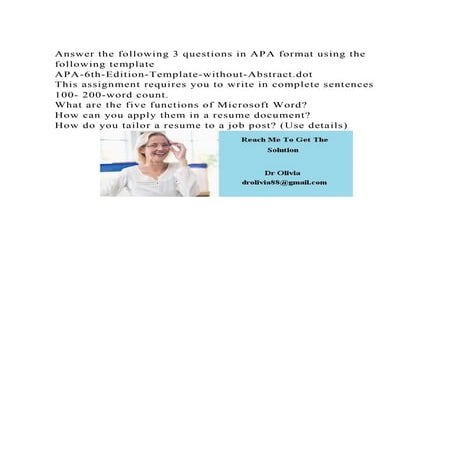 Answer The Following 3 Questions In APA Format Using The Following T docx