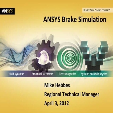 ANSYS Brake Simulation