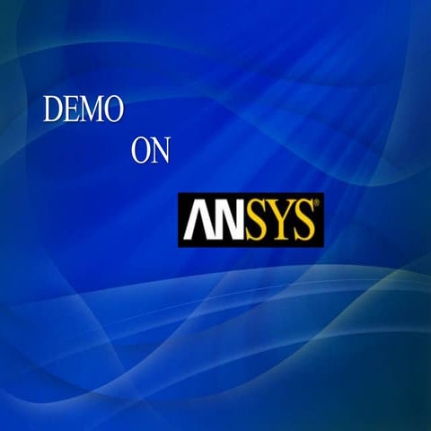 Ansys Workbench demo