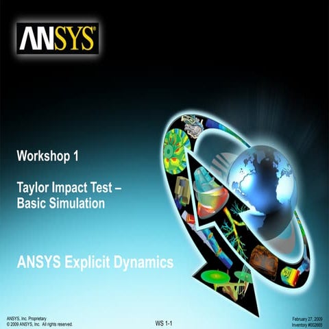 Comprehensive Workshop on Taylor Impact Test Simulation Using ANSYS ...