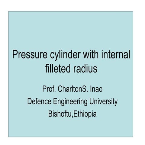 Ansys flat top cylinder with fillet 35 mpa 12 25    version 2