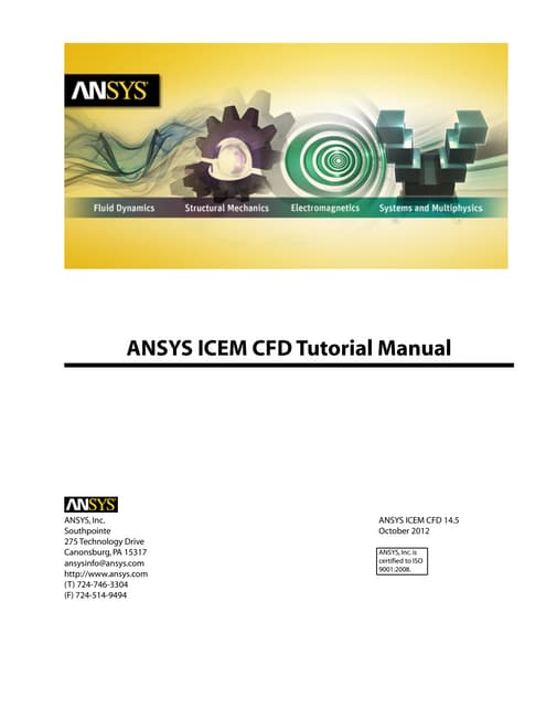 ANSYS 2022 ICEMCFD meshing tutorial -step by step