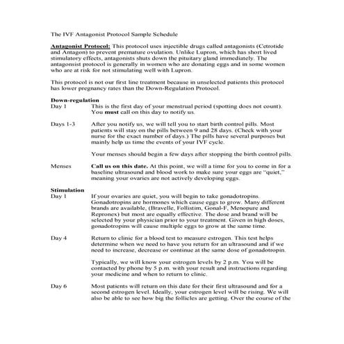 Antagonist protocol sample schedule ashadeep chandrareddy