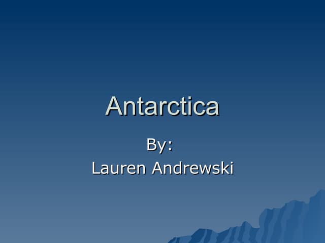 Antarctica
