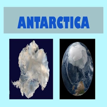 Antartica geography