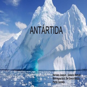 Continente Antártico: Antártida Argentina | PDF