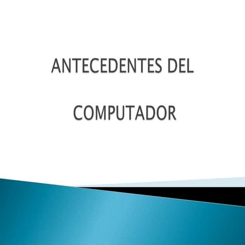 Antecedentes