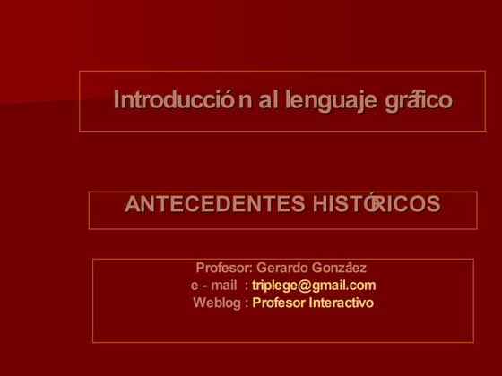 Antecedentes HistóRicos