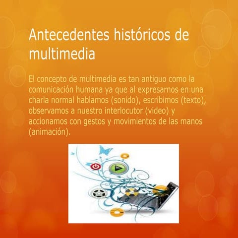 Antecedentes históricos de multimedia