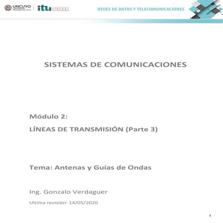 Antenas y Guías de Ondas