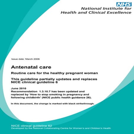 Antenatal care
