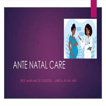 Lecture on Prenatal Assessment and Leopolds Maneuver