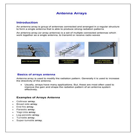 Enhancement in phased array antenna