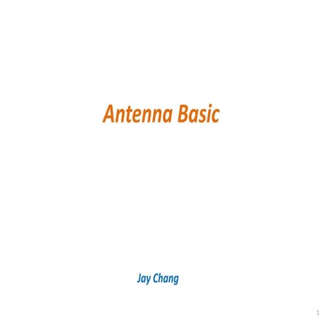 Antenna basic