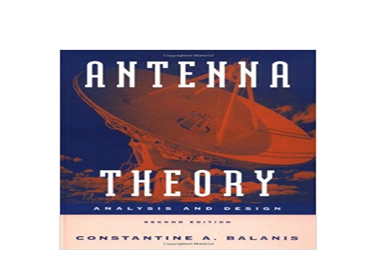 BOOK_AUDIOBOOK Antenna Theory Analysis and Design