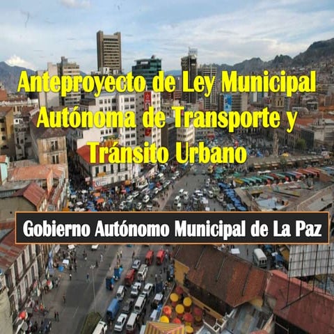 Anteproyecto de ley munautonomatransporte y transito cumbre social 02 06 11 p...