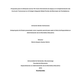 Anteproyectoproyecto