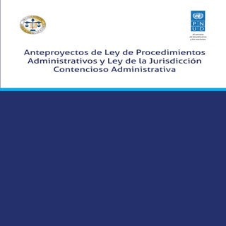 Anteproyectos de Ley de Procedimien...