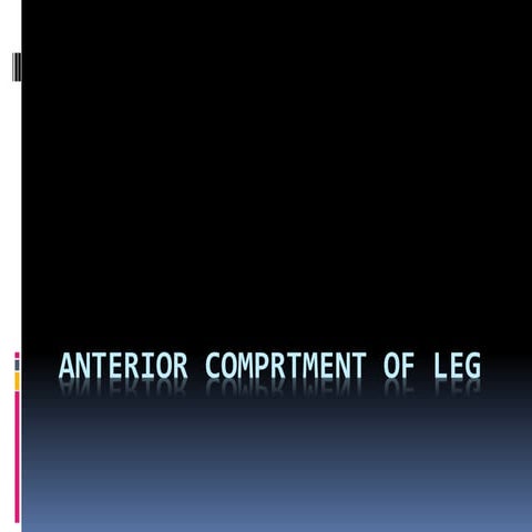 Anatomy of Anterior compartment of leg.pptx