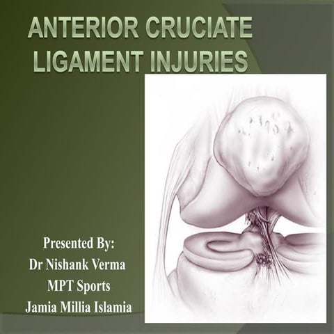 Anterior cruciate ligament injuries micro | PPT