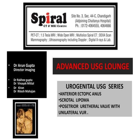 Anterior  ectopic anus  advanced usg lounge